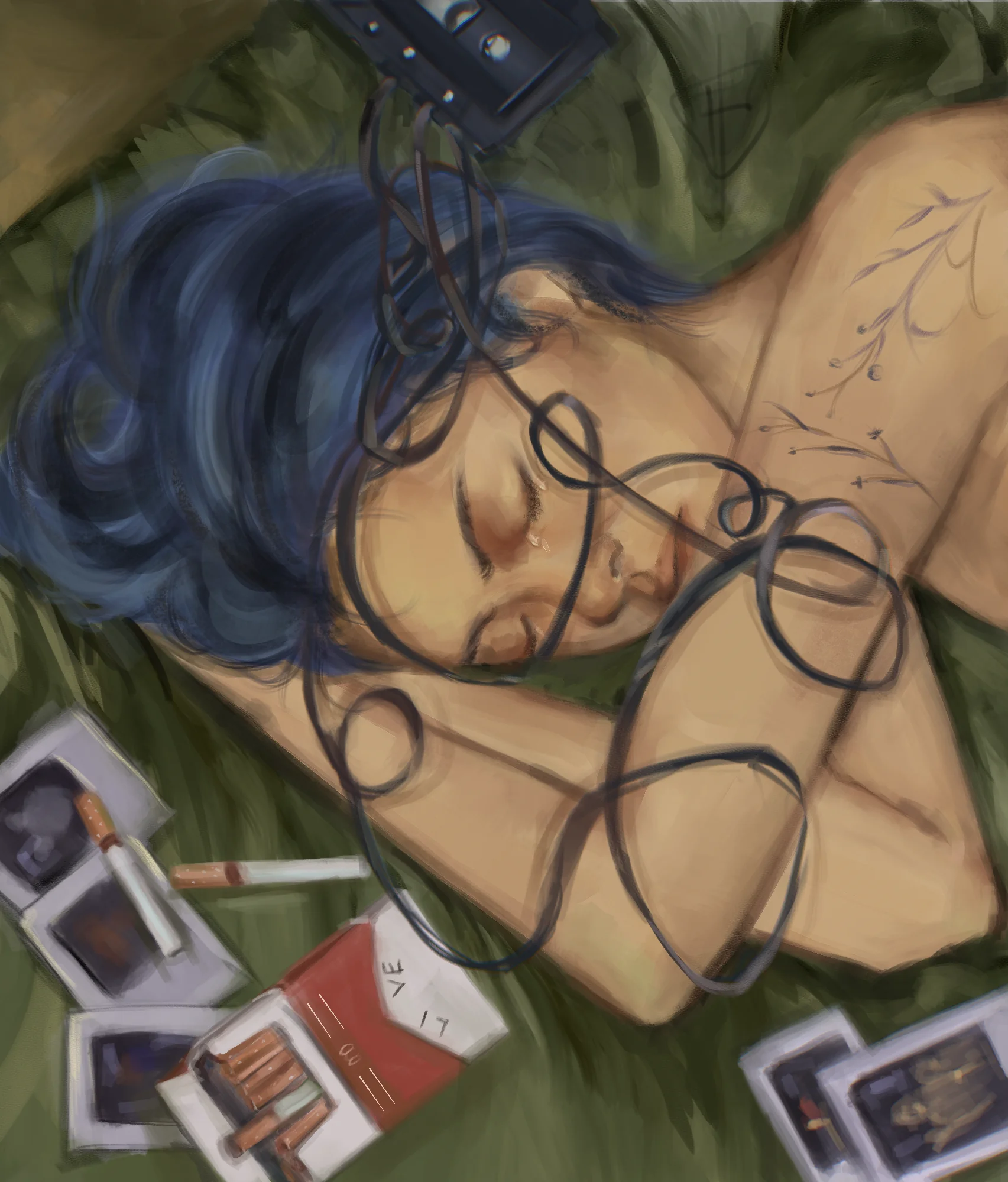 Artwork titled "Something Damaged".